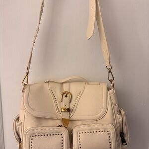 Steve Madden Cream Shoulder Bag